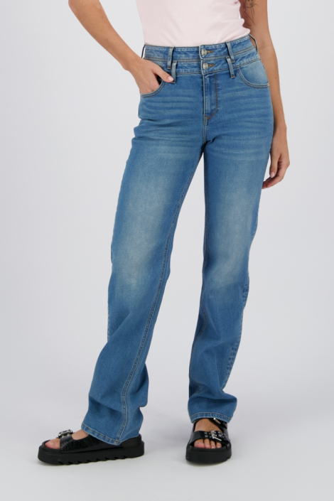 Raizzed blauwe dames jeans