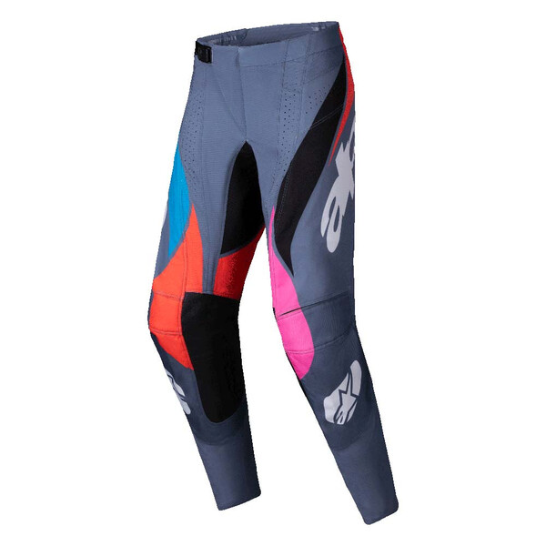 Alpinestars - Pantalon Techstar Dreem Gris / Rouge / Rose / Bleu Clair