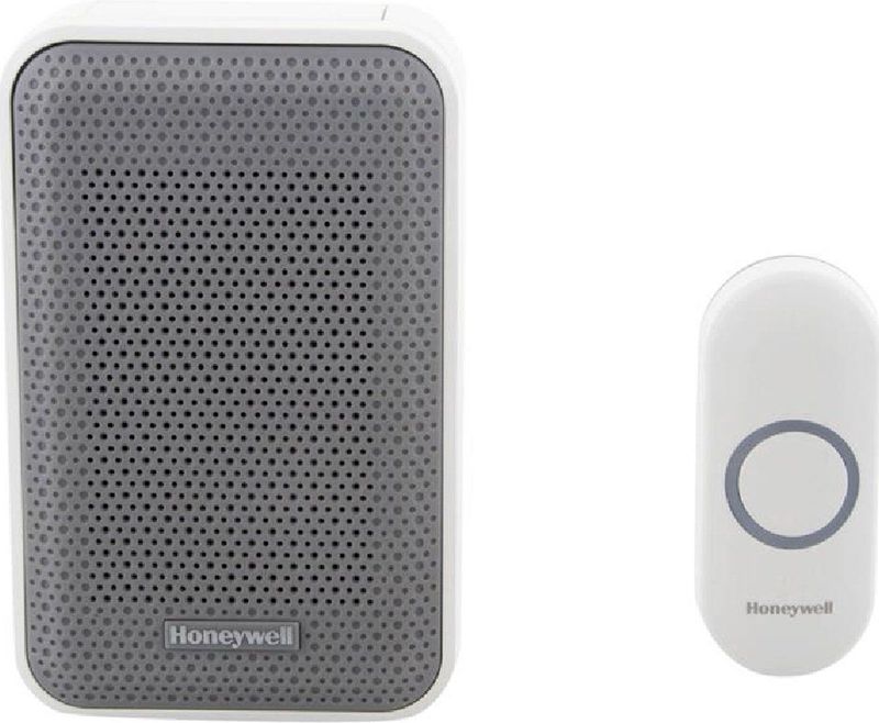 Honeywell - DC311N - Draadloze Deurbelset - Draagbaar - Wit