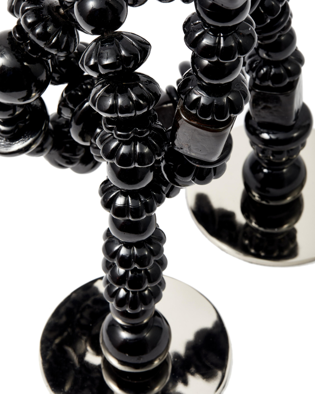POLSPOTTEN Beads kralen kandelaar Black