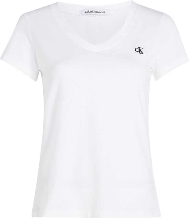 Calvin Klein CK EMBROIDERY STRETCH V-NECK Yaf