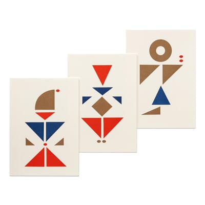 Postkarten-Set P98A, Nussknacker