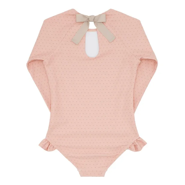 Minnow Maillot 1 Pièce Anti-UV Pois | Rose