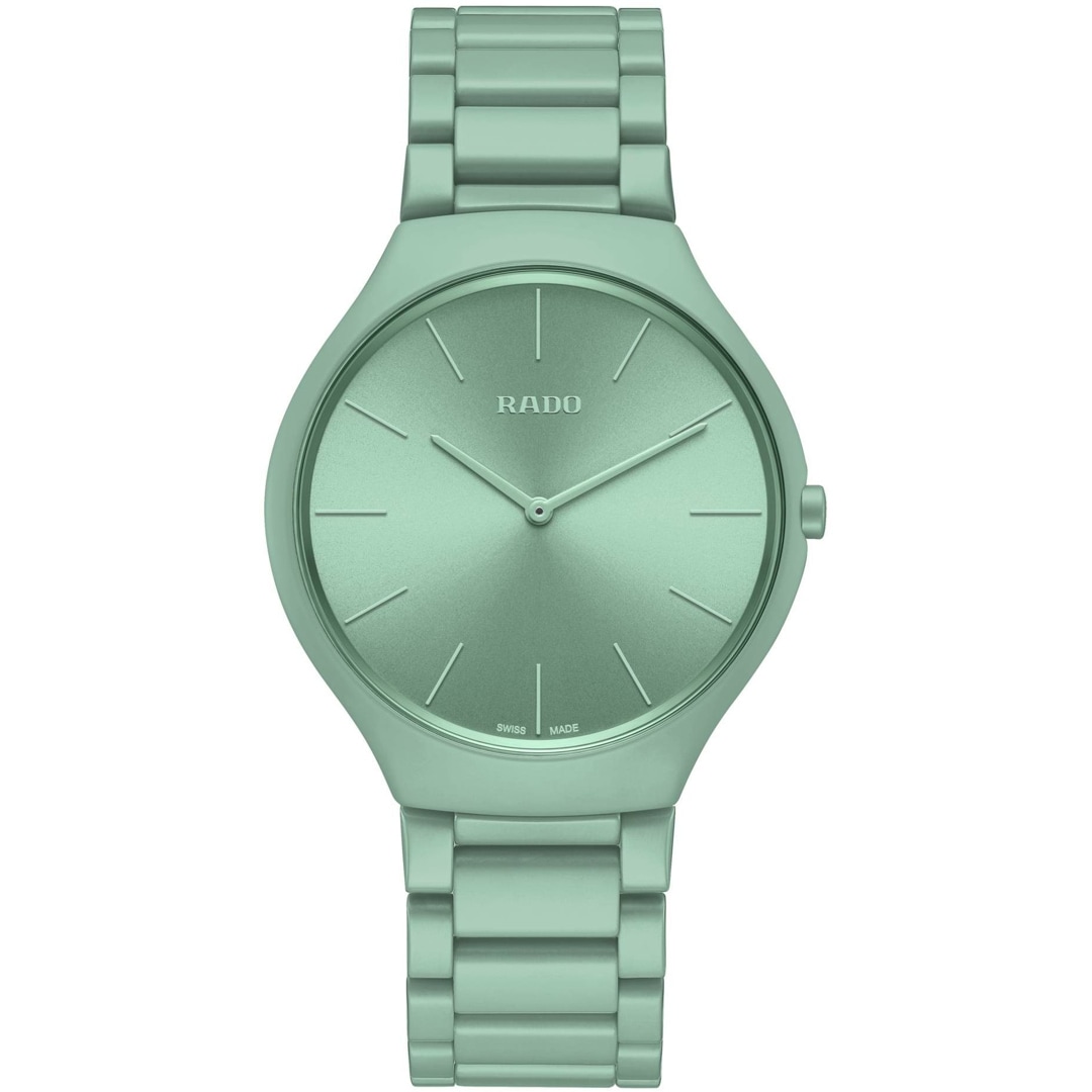 Rado True Thinline Le Corbusier Slightly Greyed English Green 32041 Limited Edition