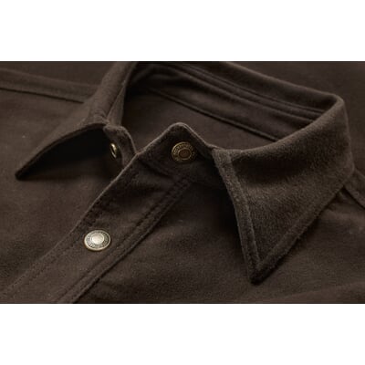 Herren-Hemdjacke Moleskin, Braun