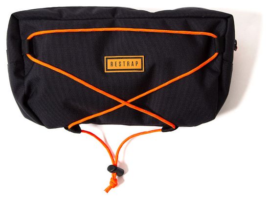 Sacoche de Guidon Restrap Bar Bag Holster avec Sac Étanche / 14   3 L / Noir Orange
