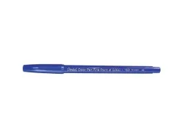 Fiberpen Pentel S360 fine 0,8 mm blå - (æske á 12 stk.)