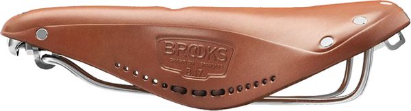 B17 CARVED Sattel  honey brown  175mm
