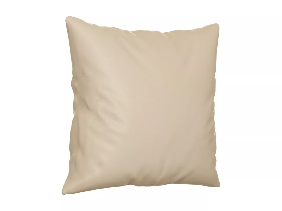 Ensemble de canapés 2 pcs avec coussins Crème Tissu microfibre