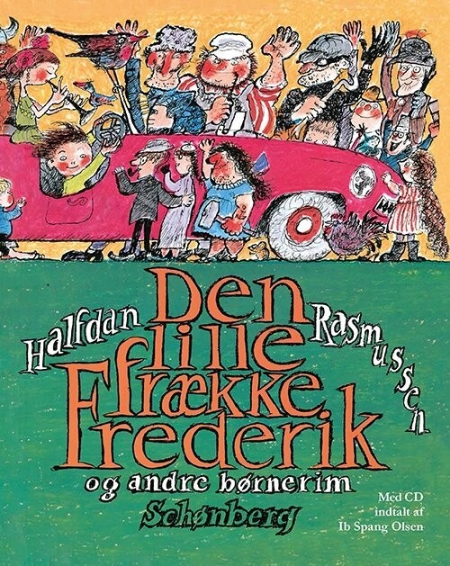 Den Lille Frække Frederik Med Cd - Halfdan Rasmussen - Bog
