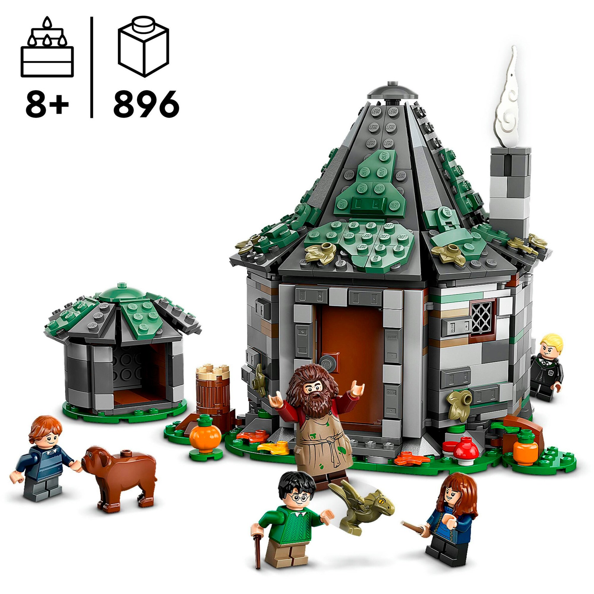 LEGO Konstruktionsspielzeug Harry Potter Hagrids Hütte: Ein unerwarteter Besuch