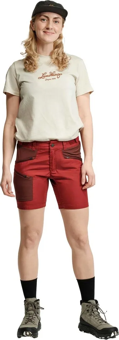 Lundhags Women's Makke Light Shorts Rosewood/burgundy