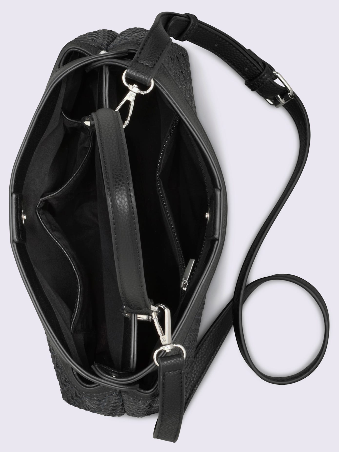 Sac motif tressé décoratif
