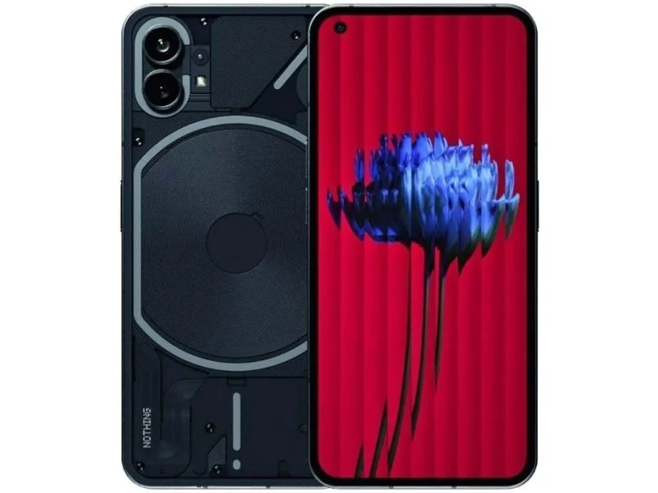 [OUTLET] - Nothing Phone (1) - 5G smartphone - dual-SIM - RAM 8 GB / Intern hukommelse 256 GB - OLED-skærm - 6.55