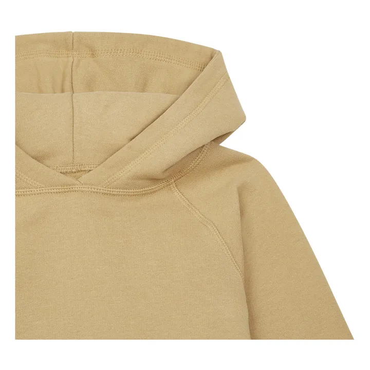 Poudre Organic Sweat Molleton Epais Coton Bio Citron | Camel