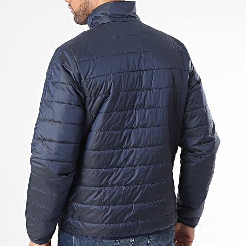 Doudoune A Bandes HL9215 Bleu Marine