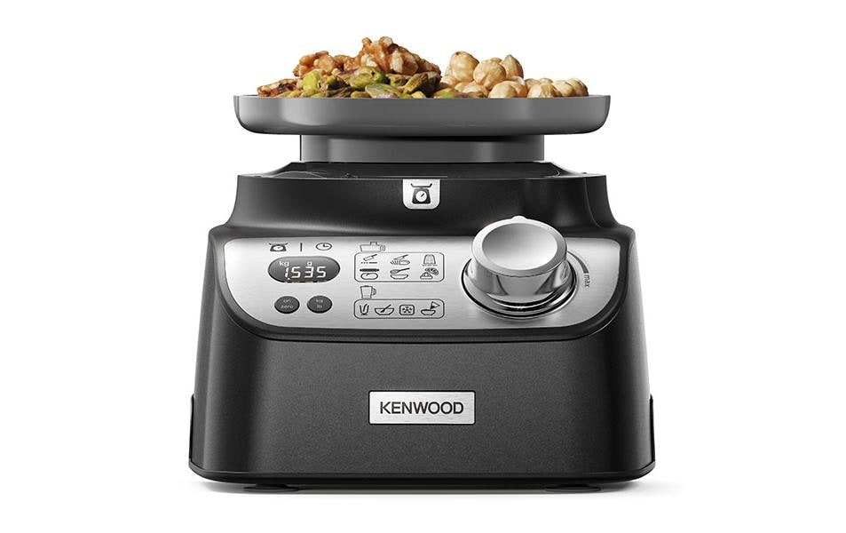 Food Processor MultiPro XL Weigh+ FDM72.990SS, Grau/Silber<br>Küchenmaschine mit eingebauter Digitalwaage und dem Count-up-Timer