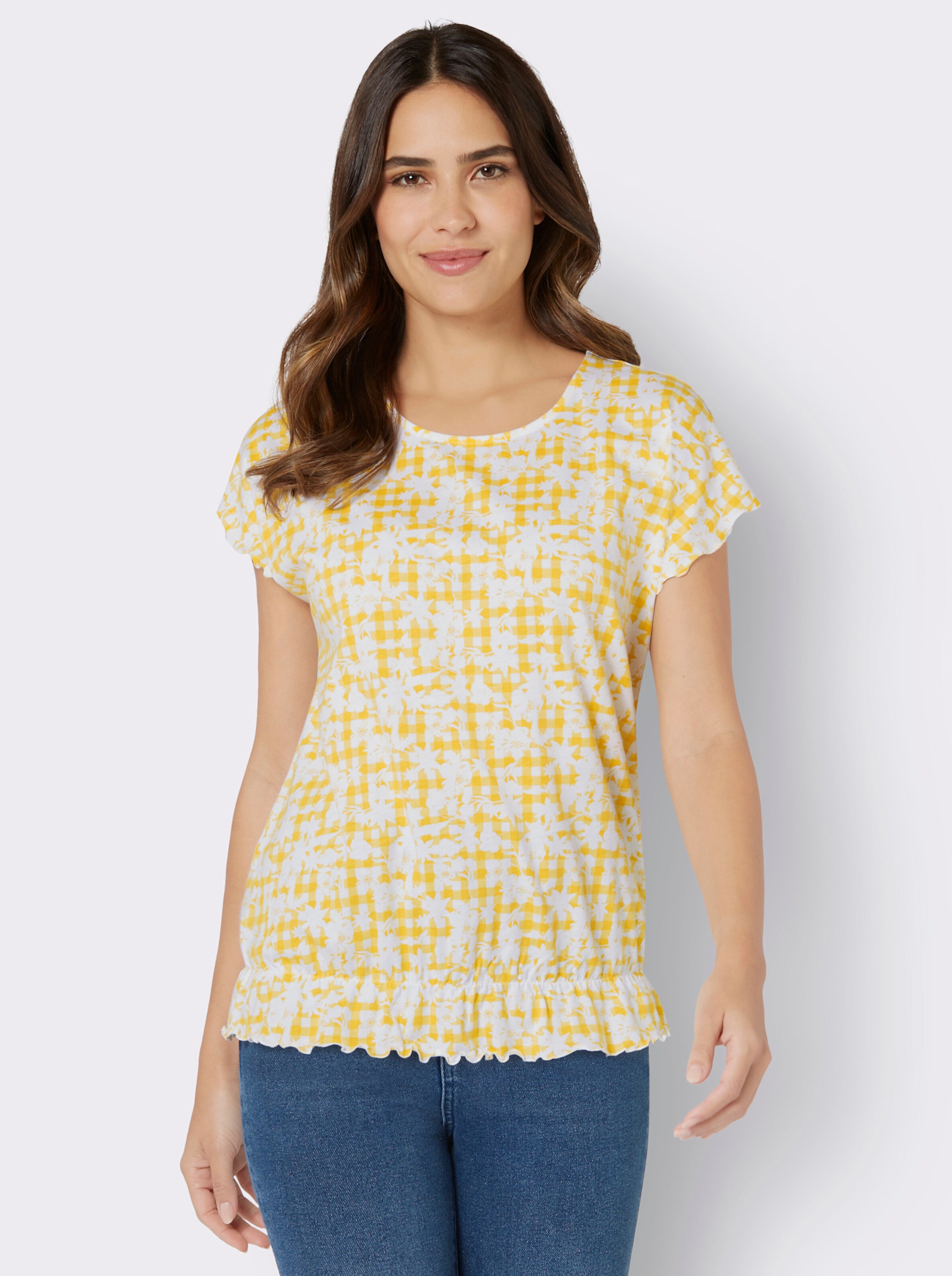 Rundhals-Shirt