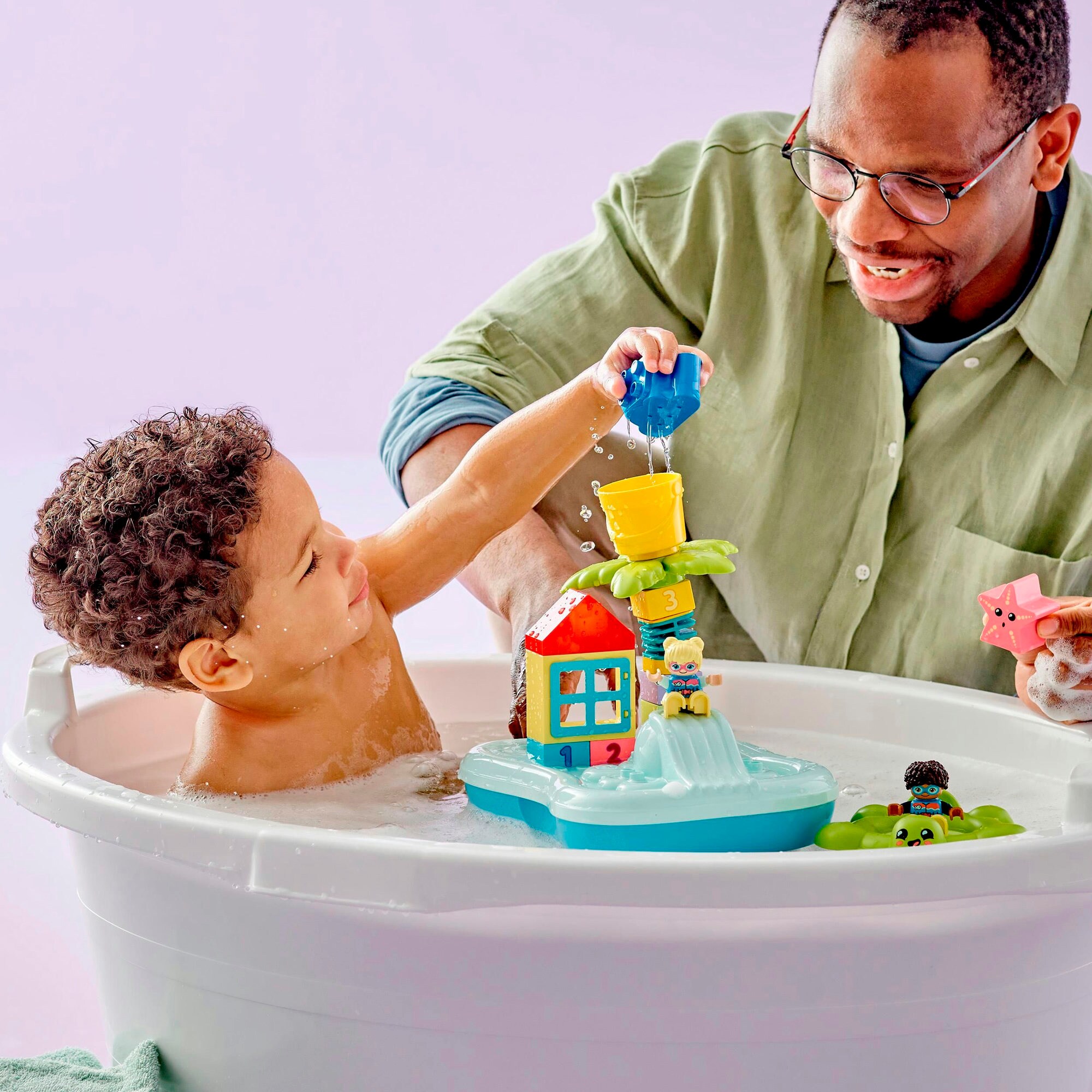 LEGO Konstruktionsspielzeug DUPLO Wasserrutsche