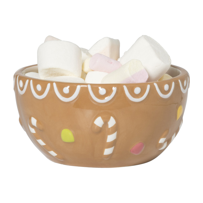 Serveerschaaltje gingerbread - bruin - ø14x6.9 cm