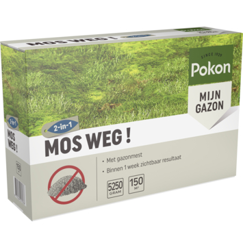 Pokon mos weg! 5,25 kg voor 150 m²