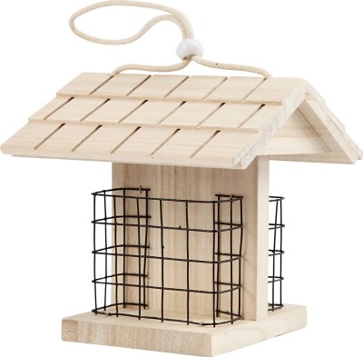 Fuglefoderhus - H 17.5 CM - L 11.6 CM - B 13,5 CM - 1 Stk
