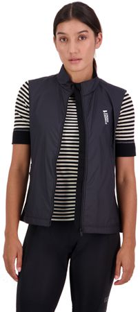 REDWOOD WIND Damen-Merino-Windweste  black  XS