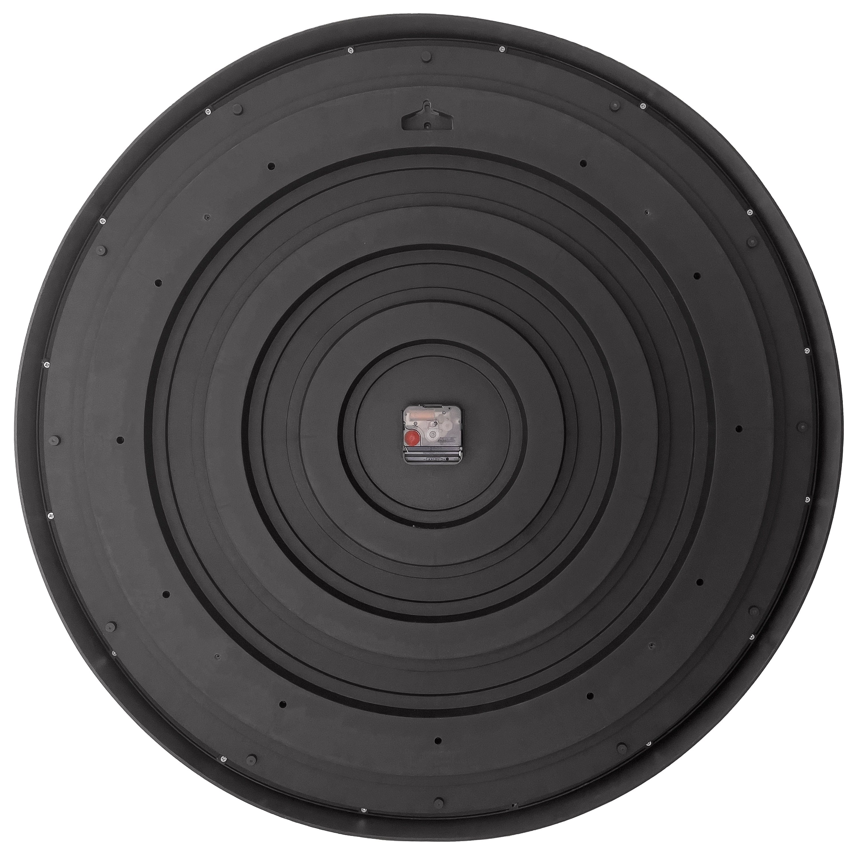 NeXtime - Wandklok 77 cm-Goud|Wit-Plastic-NeXtime 'Galaxy Large'