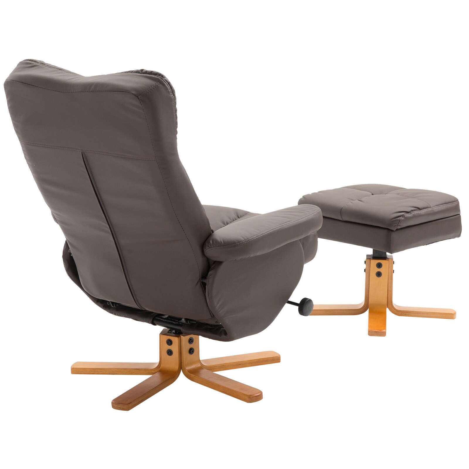 HOMCOM Fernsehsessel mit Hocker