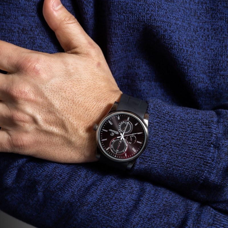 Montre Homme CHTIME bracelet Plastique Noir
