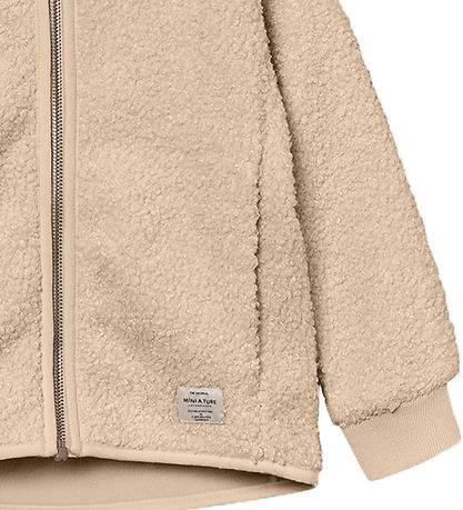 Mini A Ture Fleecejacke - Teddy - MatCedric - Sesam