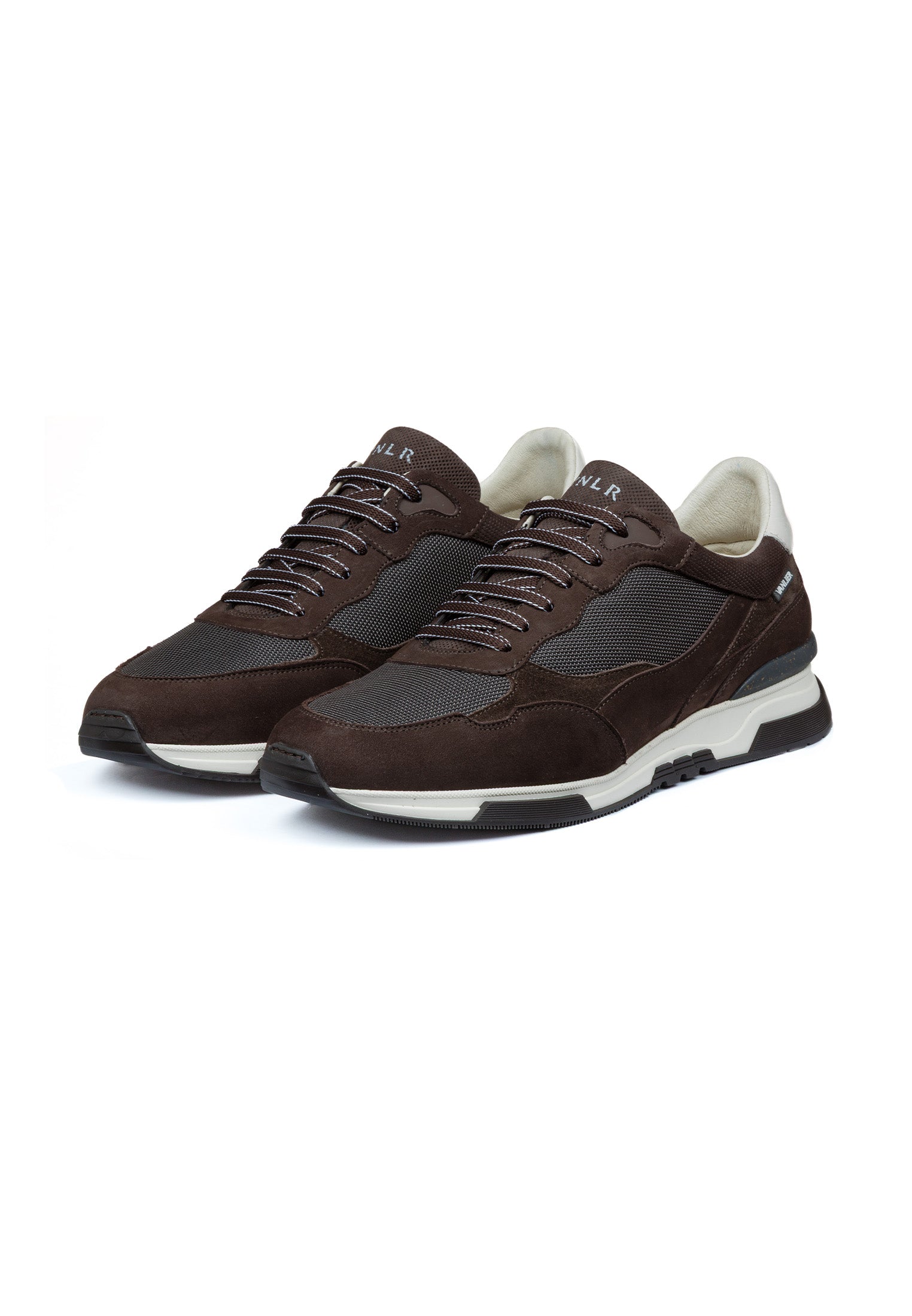 Bruin combi Romeo sneaker