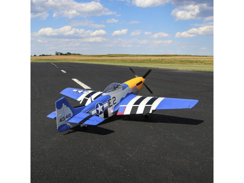 E-flite Flugzeug P-51D Mustang 1500 mm BNF Basic Warbird