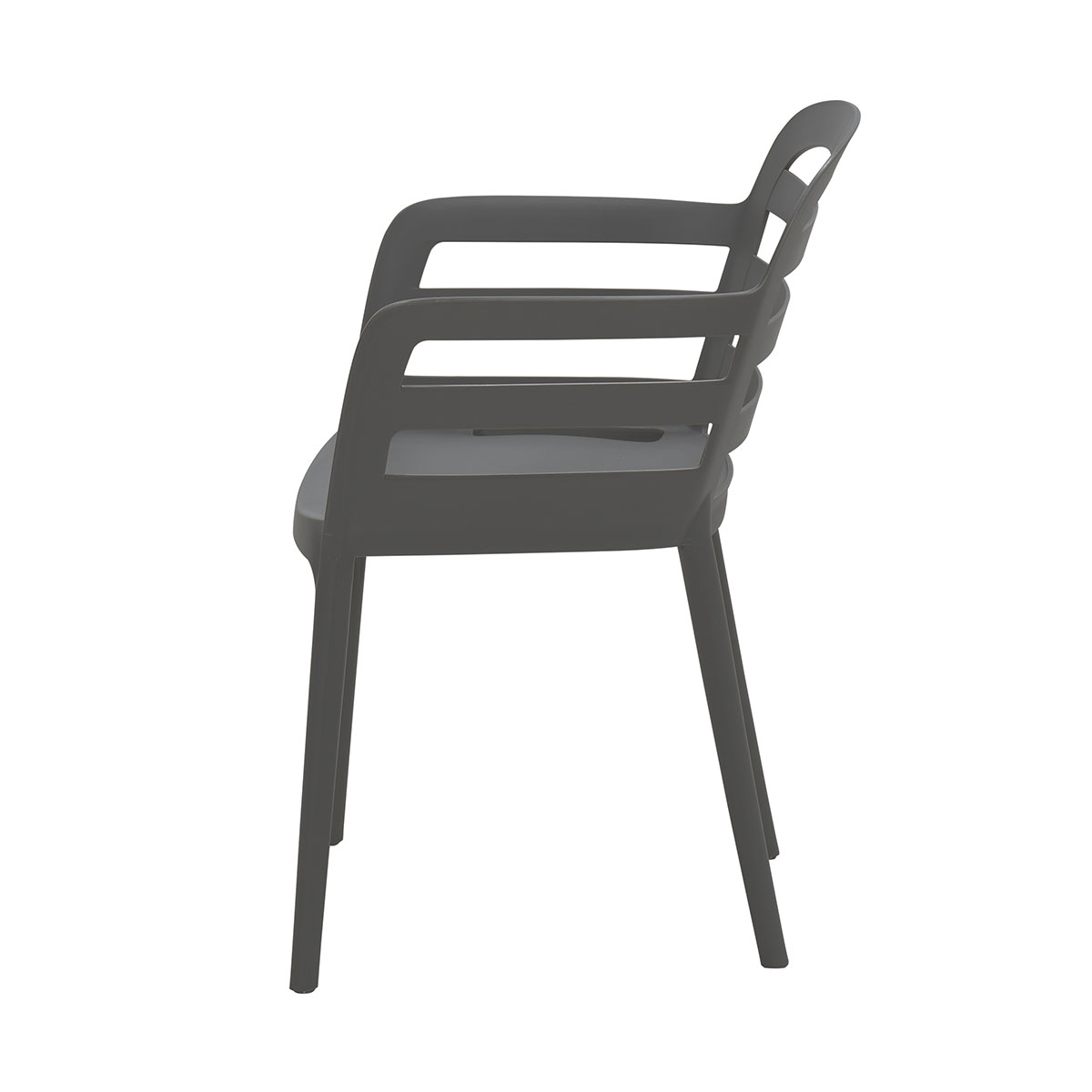 Formello armstoel - antraciet