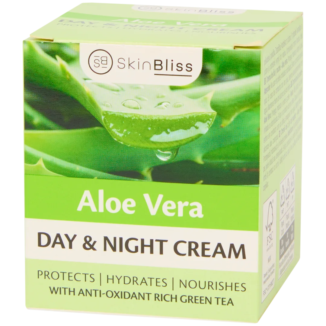 Crème de jour et de nuit à l'aloe vera Skin Bliss