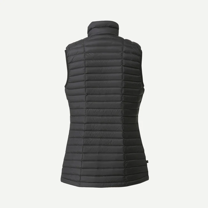 Colete acolchoado de plumas Forclaz MT100 feminino da Decathlon