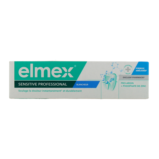 Dentifrice Elmex blancheur Sensitive Professional - Pharmacie des Drakkars