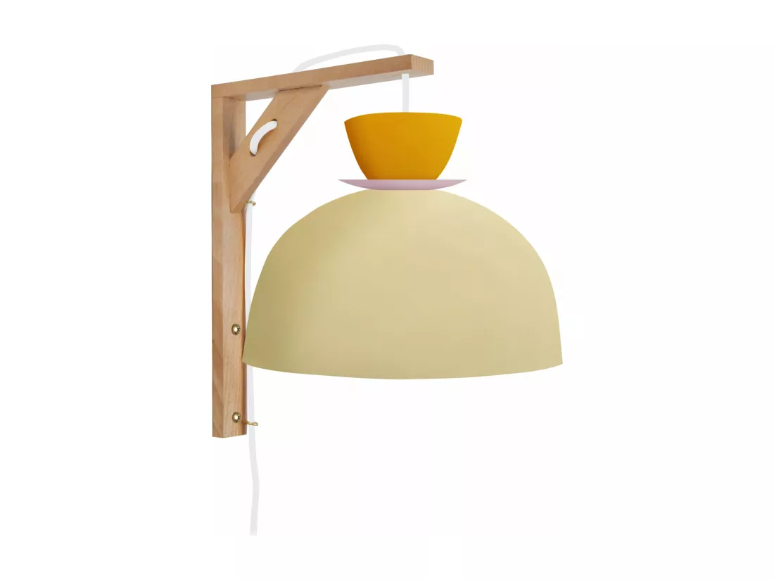 Applique 28cm. alliage jaune