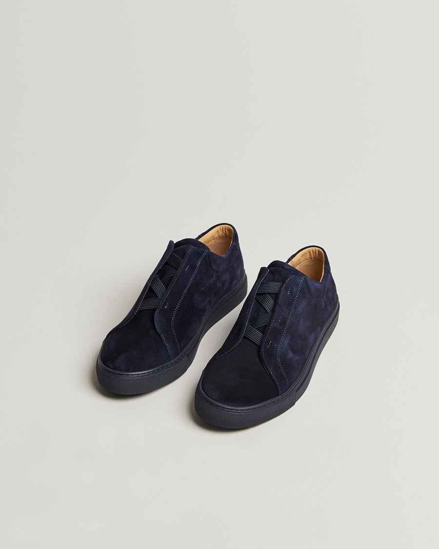 Myrqvist Alnö Sneakers Navy Suede