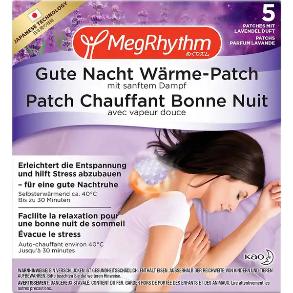 Gute Nacht Nacken Wärme-Patch Lavendel-Duft