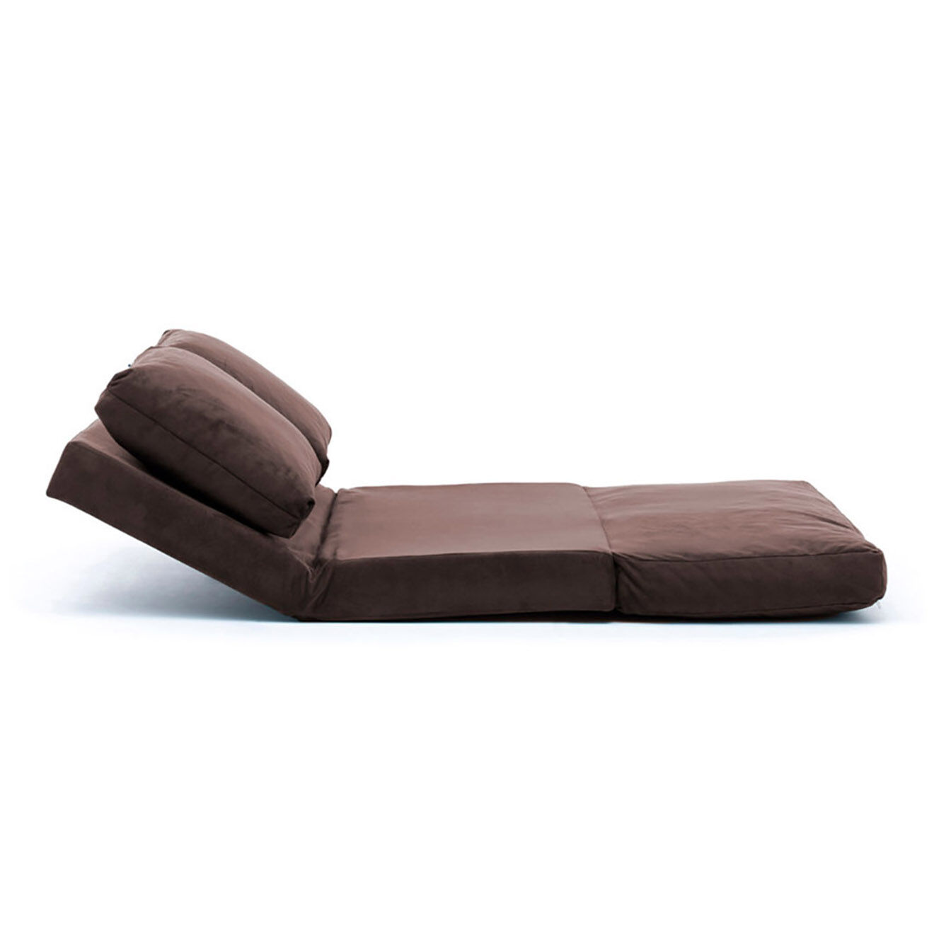 Homitis Banquette Convertible 2 places Taida marron - 120x68x26 cm