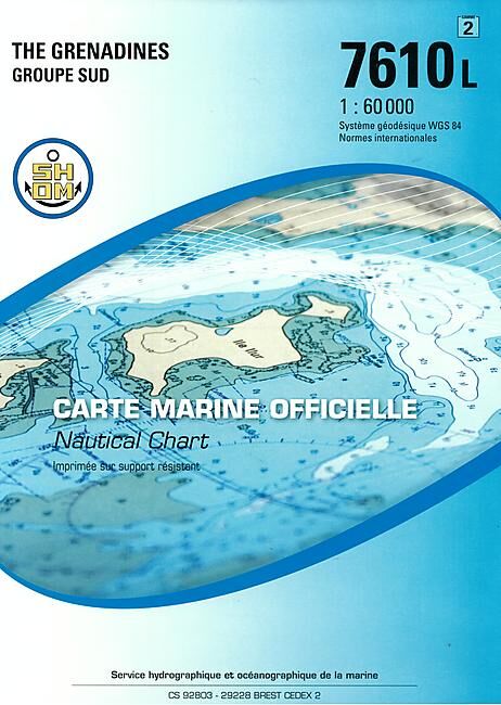 EPSHOM - 7610L THE GRENADINES GROUPE SUD