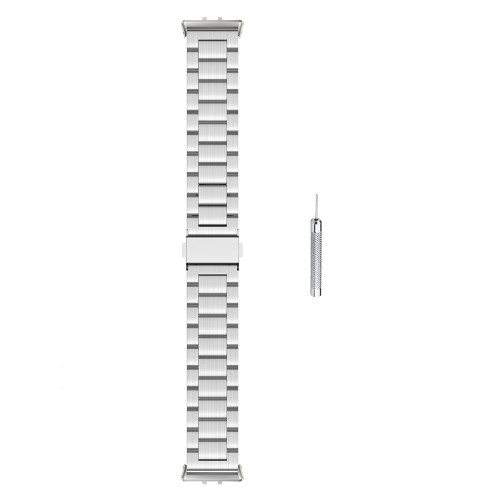 Samsung Galaxy Watch Fit3 (40mm) Edelstahl Armband mit Butterfly Verschluss - Silber