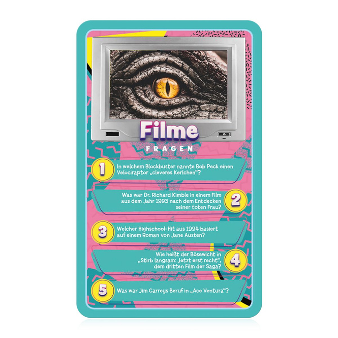 Top Trumps® - Zurück in die 90er - Quiz mit Köpfchen - 500 Fragen