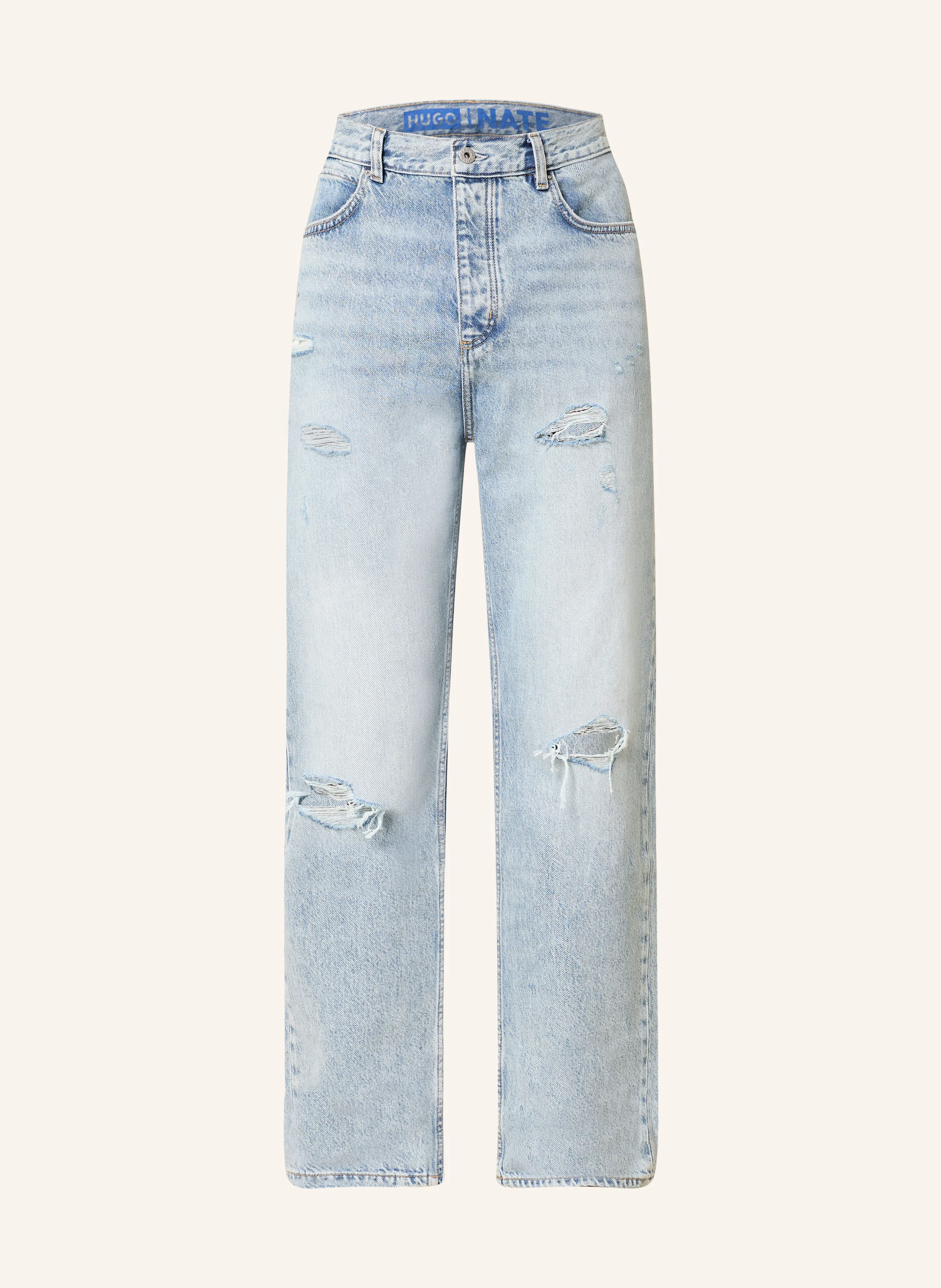 HUGO BLUE Destroyed Jeans NATE Baggy Fit