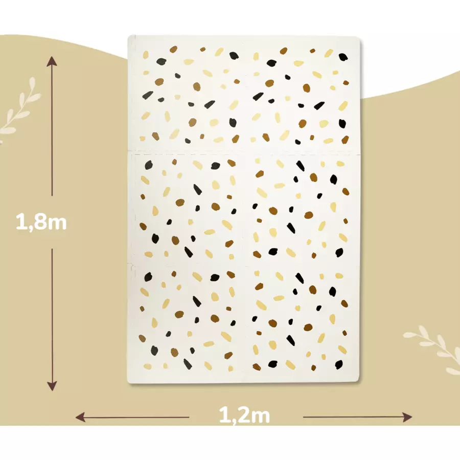 Hakuna Matte XXL Puzzlematte für Babys – Konfetti
