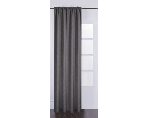 Gordijn met universele band Zijde off grey 130x280 cm