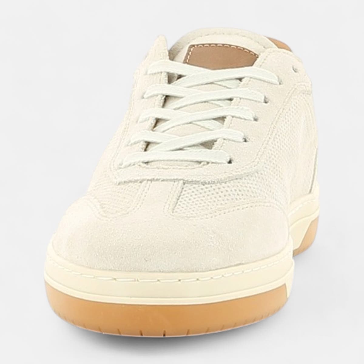 Baskets basses Homme en cuir gris