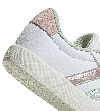 adidas Performance Sko - VL Court 3.0 K - Hvid/Rosa/ Grøn
