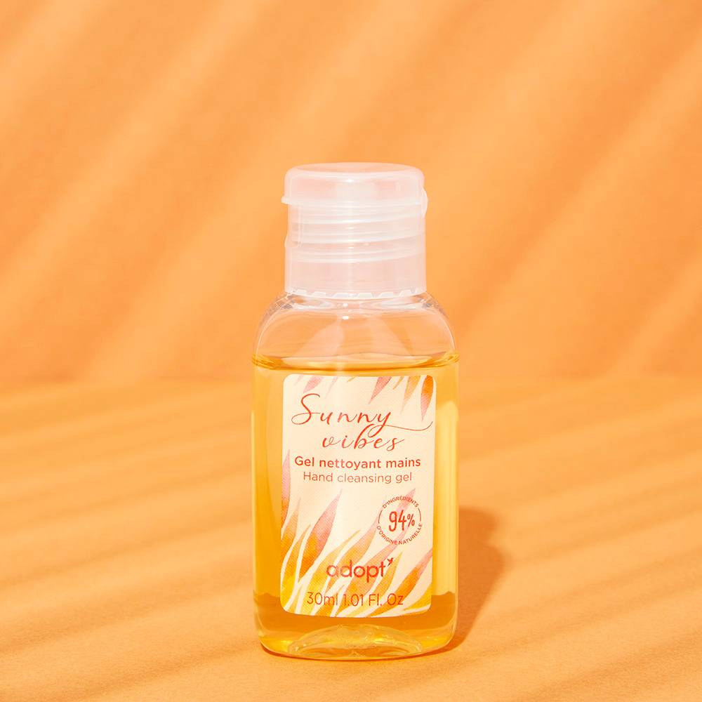 Sunny vibes Gel nettoyant mains sans rinçage 30 ml